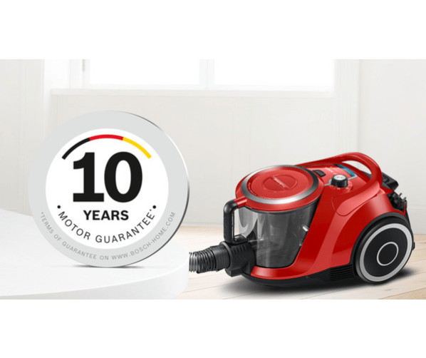Bosch BGS41PET1 stofzuiger - rood - ProAnimal