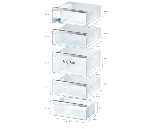 Bosch GSN54DWCV vrijstaand vrieskast - Wit
