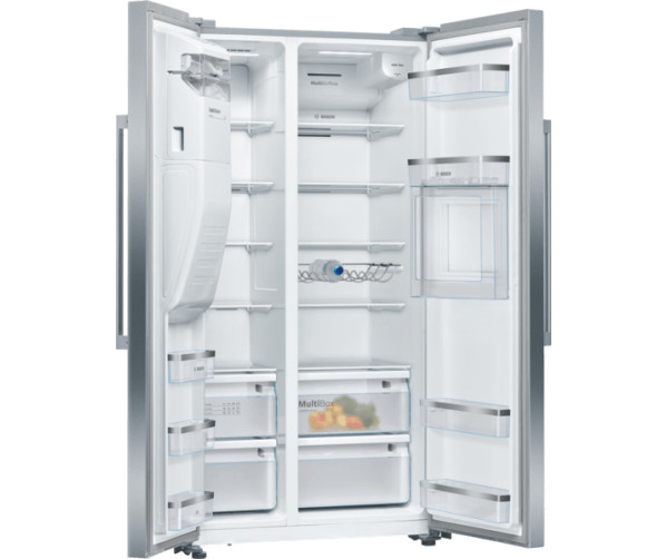 Bosch KAG93AIEP rvs side-by-side koelkast - roestvrijstaal