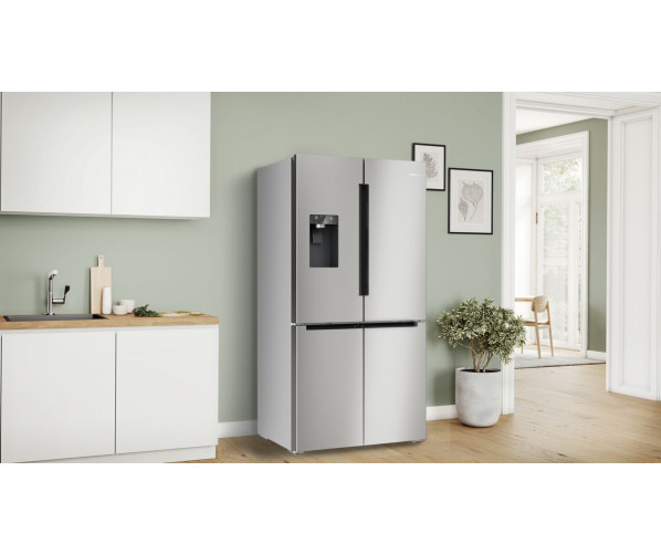 Bosch KFD96APEA vrijstaande side-by-side koelkast - roestvrijstaal