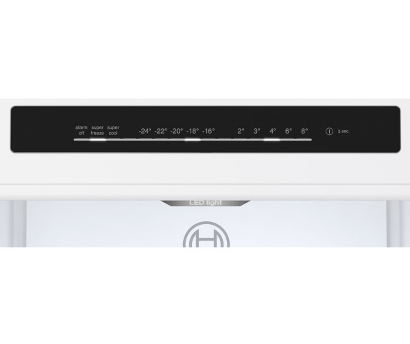 Bosch KGN362LBF vrijstaande koelkast - rvs-look