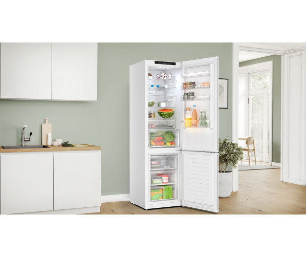 Bosch KGN392WCF vrijstaande koelkast - wit