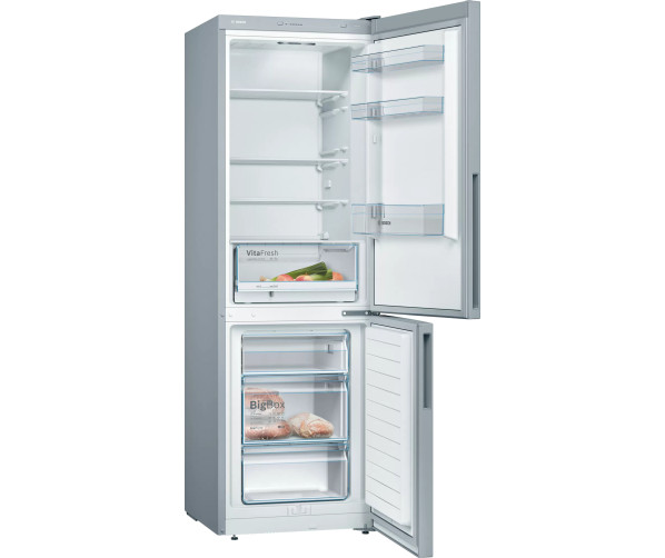 Bosch KGV362LEA vrijstaande koelkast - rvs-look