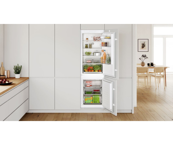 Bosch KIN86NSE0 inbouw koelkast - nis 178 cm. - sleepdeur