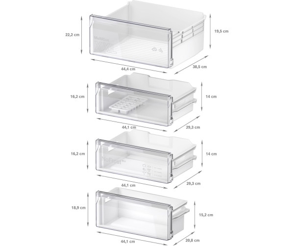 Bosch KIN96NSE0 inbouw koelkast - nis 194 cm.