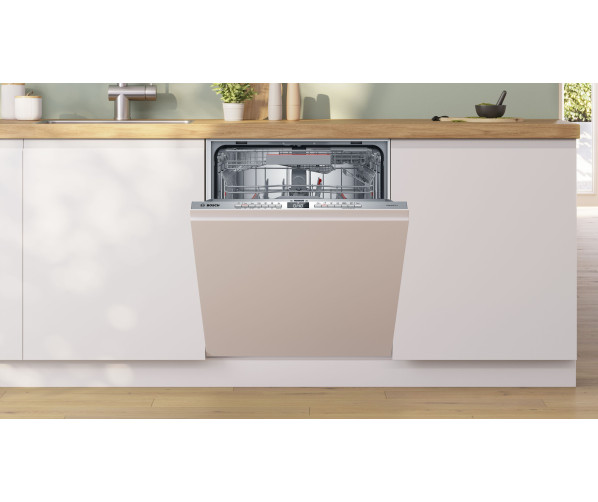 Bosch SBV4HDX53E verhoogde inbouw vaatwasser met besteklade en Home Connect