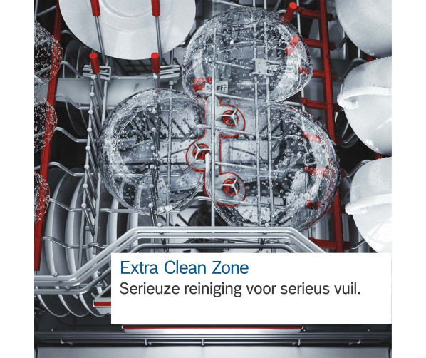 Bosch SMV6ZCX06E inbouw vaatwasser met Zeoliet en 40 dB geluid