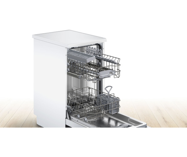 Bosch SPS2HKW58E smalle vrijstaande vaatwasser - wit - 45 cm