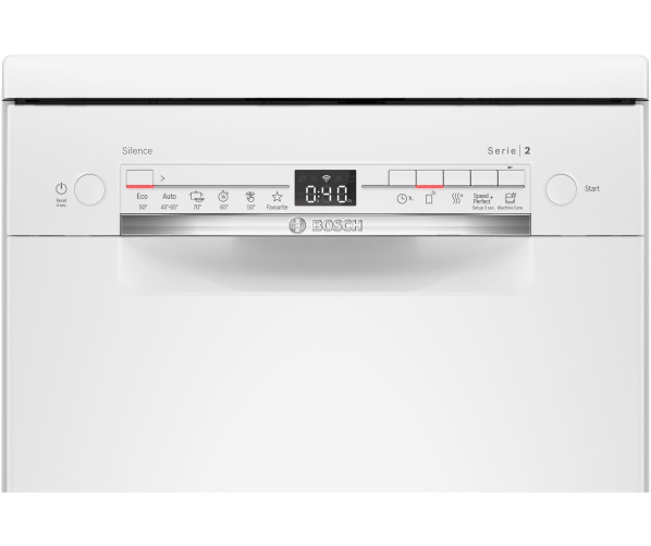 Bosch SPS2HKW58E smalle vrijstaande vaatwasser - wit - 45 cm