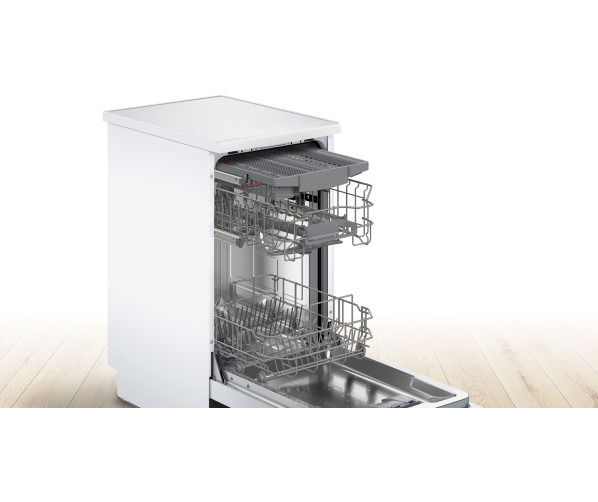 Bosch SPS4EMW61E smalle vrijstaande vaatwasser - 45 cm - wit
