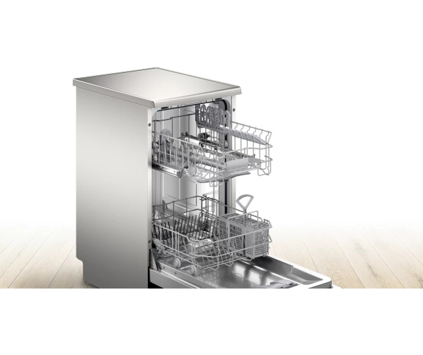 Bosch SRS2HKI59E smalle 45 cm. brede vaatwasser - rvs-look