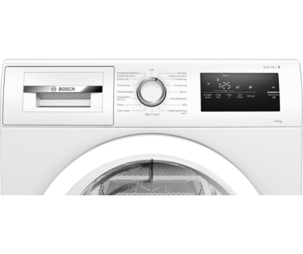 Bosch WTH85209NL warmtepompdroger met A++ en 8 kg. 