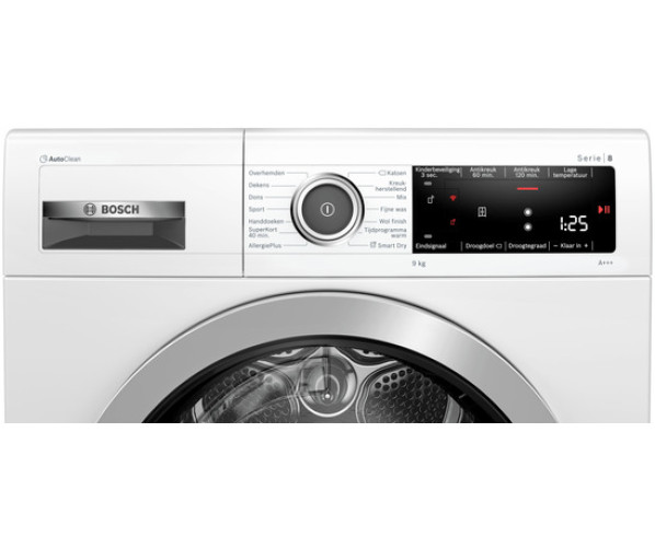 Bosch WTXH8M10NL warmtepomp droger - 9 kg.