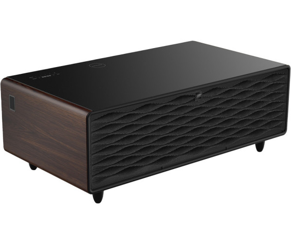 CASO Sound & Cool Hout salon tafel met koellades, speakers en draadloos opladen telefoon