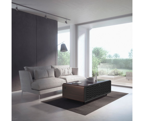 CASO Sound & Cool Hout salon tafel met koellades, speakers en draadloos opladen telefoon