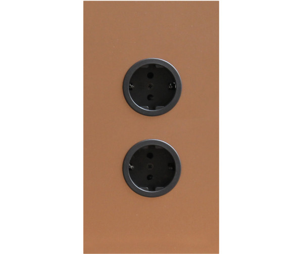 Caressi 2ST20 Copper energiezuil - 2-voudig