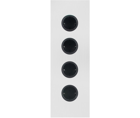 Caressi 4ST36 Wit energiezuil - 4-voudig