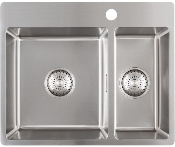 Caressi CABL3318KR15 dubbele spoelbak