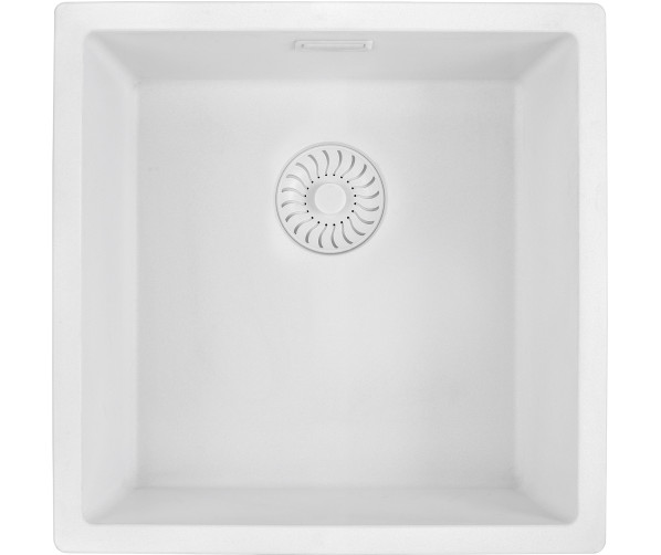 Caressi CAGRPP40WH-FL spoelbak vlak-inbouw wit