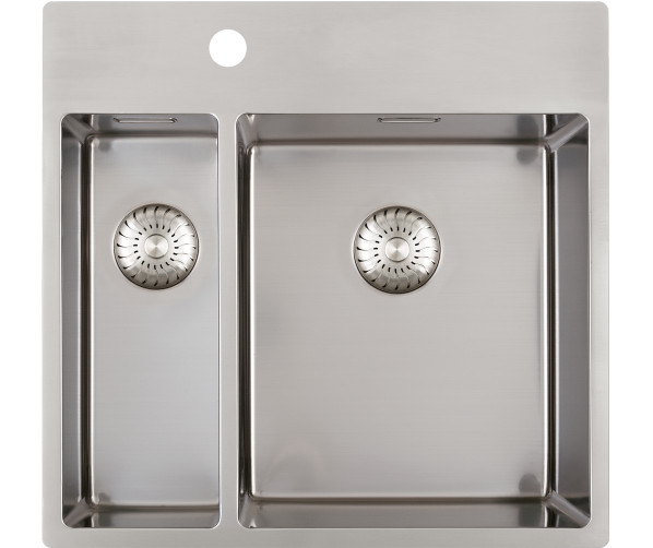 Caressi CAPP1534KR10 dubbele spoelbak - rvs
