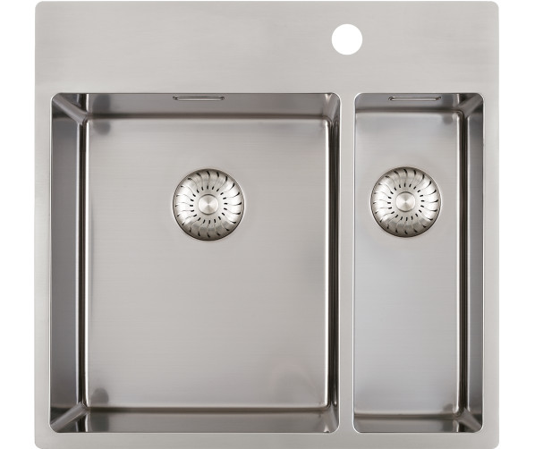 Caressi CAPP3415KR10 dubbele spoelbak - rvs