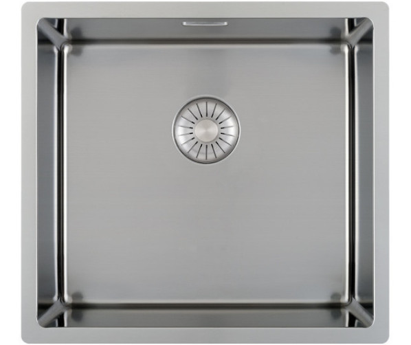 Caressi CAPP40D37R10 vlak inbouw / onderbouw spoelbak voor greeploze keuken