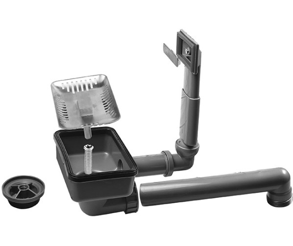 Caressi CAPP50619 korfplugset vierkant - rvs