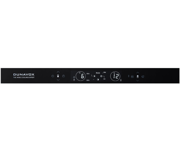 Dunavox DVS-19.50SS inbouw wijnkoelkast - roestvrijstaal