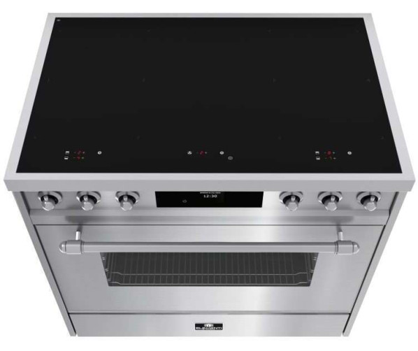 Elementi di Cucina EC9036-IX-S inductie fornuis - klassiek - rvs