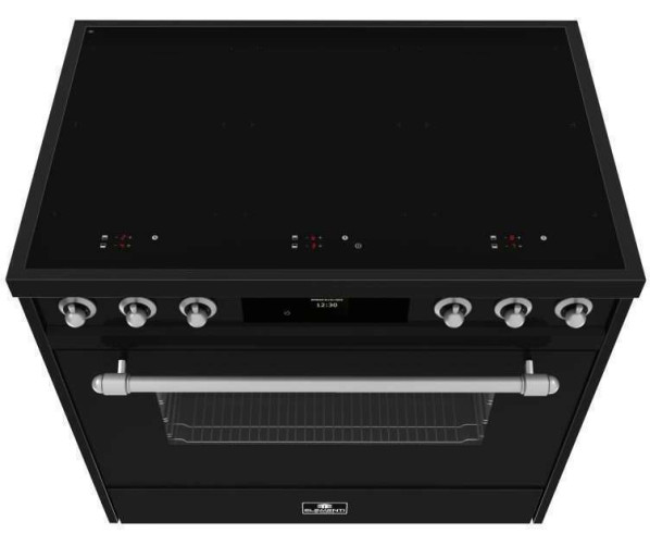 Elementi di Cucina EC9036-ZW-S inductie fornuis - klassiek - zwart