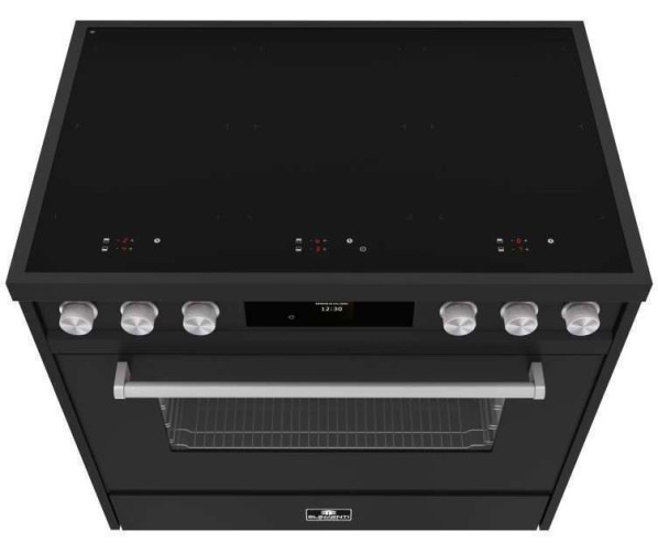 Elementi di Cucina EM9036-MZ-S inductie fornuis - modern - mat zwart