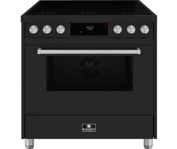 Elementi di Cucina EM9036-MZ-S inductie fornuis - modern - mat zwart