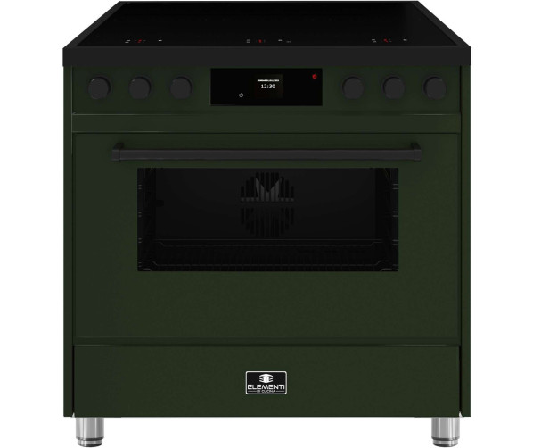 Elementi di Cucina EM9036-PG-MZ-B inductie fornuis - oud groen