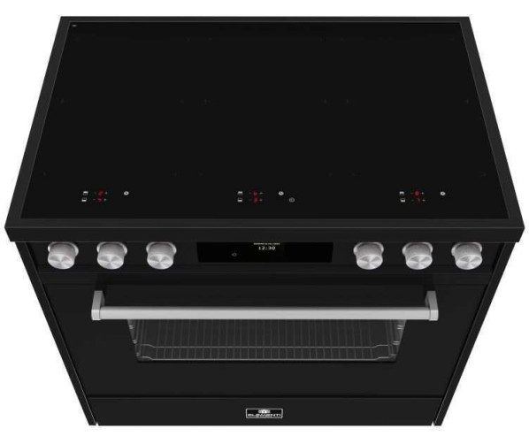 Elementi di Cucina EM9036-ZW-S inductie fornuis - modern- zwart