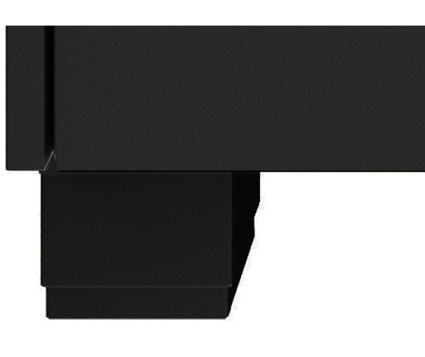 Elementi di cucina ESQ92101MZ vierkante blokpoten mat zwart