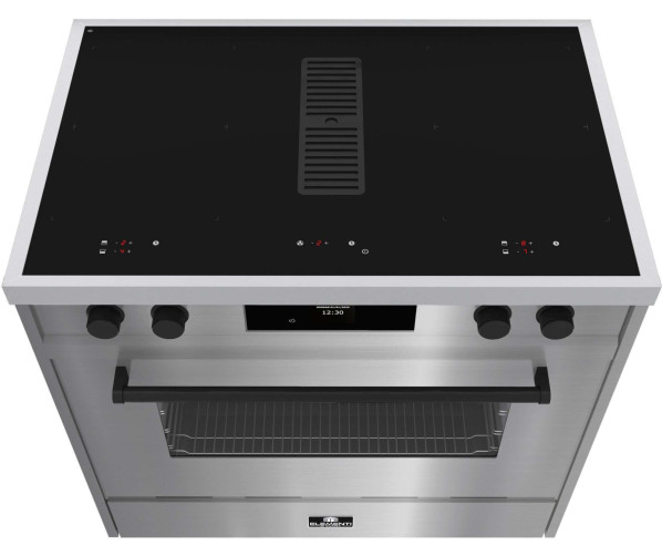 Elementi di Cucina IM9034-IX-B inductie fornuis met afzuiging - rvs