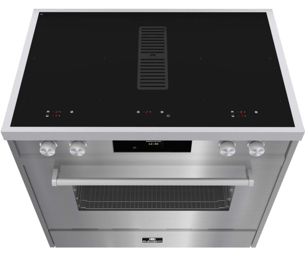 Elementi di Cucina IM9034-IX-S inductie fornuis met afzuiging - rvs