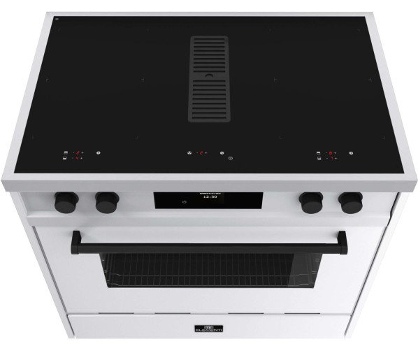 Elementi di Cucina IM9034-WT-IX-B inductie fornuis met afzuiging - wit