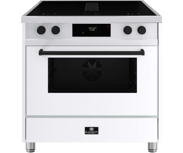 Elementi di Cucina IM9034-WT-IX-B inductie fornuis met afzuiging - wit