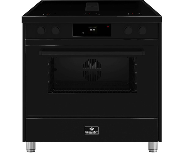 Elementi di Cucina IM9034-ZW-B inductie fornuis met afzuiging - zwart