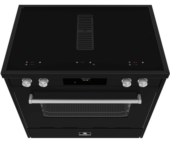 Inductiekookplaat met 4 zones en bridgefunctie – Elementi di Cucina IM9034-ZW-S