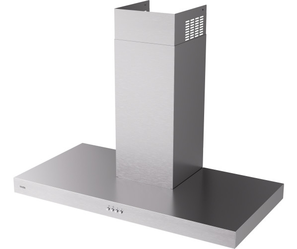 Etna AB290RVS strakke blok afzuigkap - rvs - 90 cm. breed
