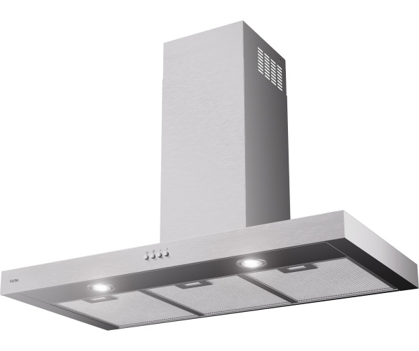 Etna AB290RVS strakke blok afzuigkap - rvs - 90 cm. breed