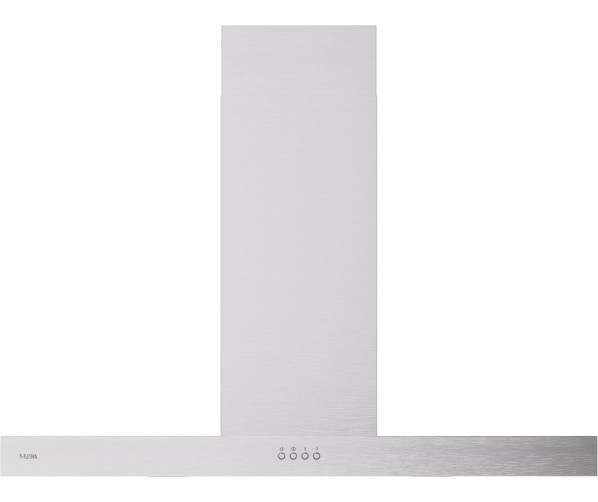 Etna AB290RVS strakke blok afzuigkap - rvs - 90 cm. breed