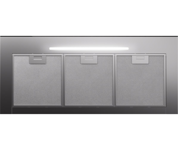 Etna AB791RVS wand afzuigkap - blokline - 90 cm. - rvs