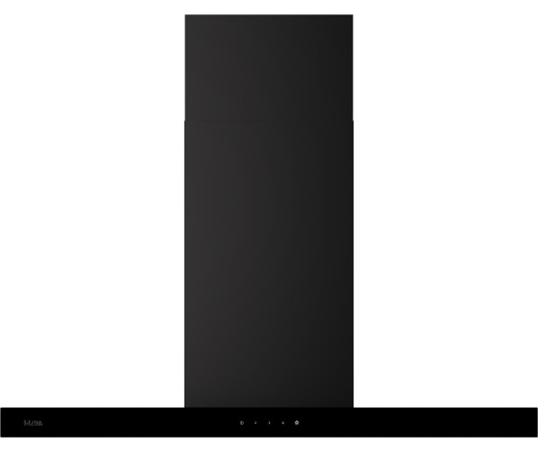 Etna AB791ZT wand afzuigkap - 90 cm. - zwart