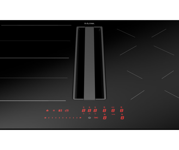 Etna AKI671ZT inbouw inductie kookplaat met afzuiging - 70 cm. breed