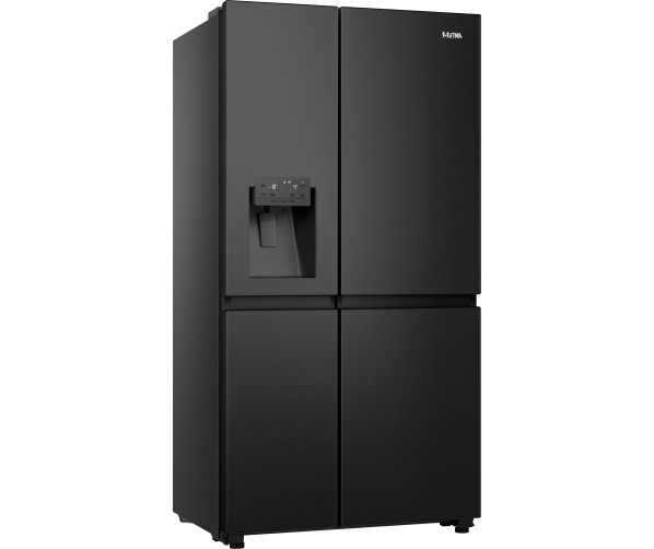 Etna AKV879IZWA vrijstaande side-by-side koelkast - blacksteel