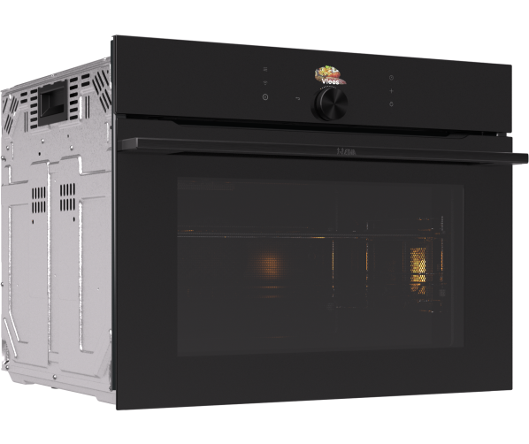 Etna CM954ZG inbouw oven met magnetron - zwart glas