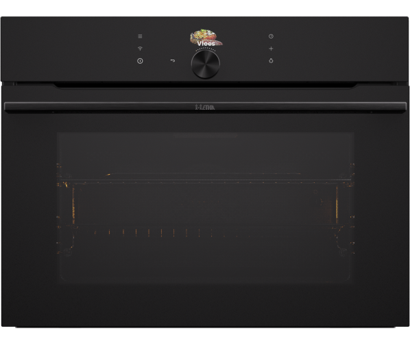 Etna CM954ZG inbouw oven met magnetron - zwart glas